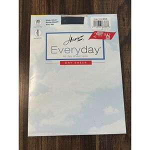 NEW Hanes Day Sheer Control Top Pantyhose Hose Sandalfoot Style: 00L81 Size AB